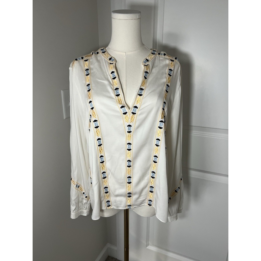 Women's Townsen Long Sleeve Embroidered Blouse Size‎ Small